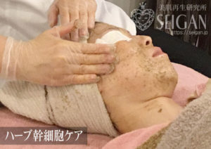 初めてリアボーテハーブピーリングを受けてみた｜東京 からだのことなら｜肌・頭皮（薄毛）の悩みの改善に「ヒト幹細胞と植物幹細胞による」メディカル系フェイシャルエステケア｜FCR・リアボーテハーブ・ACトリートメント・クレアスキン基礎化粧品の正規取扱いサロンです。ニキビ・ニキビ跡・クレーター・色素沈着・シワ・シミ・たるみ・毛穴のお悩みに肌質改善を