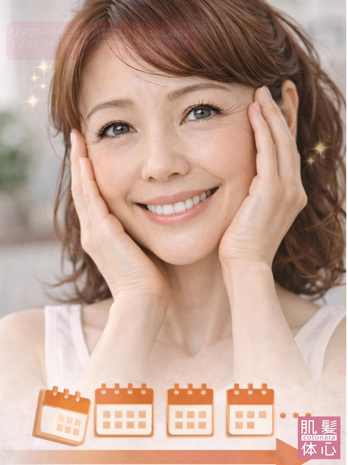 ダウンタイムなし目元リフト|ナノカレント施術風景|リアボーテ専門サロンAnnaCarna 南青山